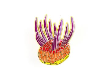 Wiwaxia Enamel Pin (Wiwaxia corrugata)