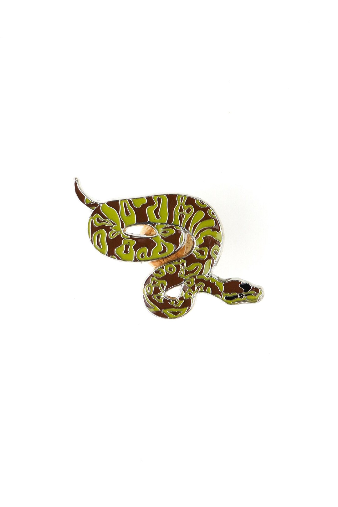 Ball Python Enamel Pin (python Regius) - Etsy