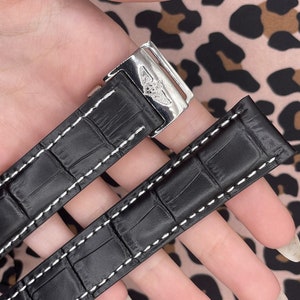 Leather Strap For Breitling 20mm 22mm 24mm