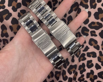 Bracelet de remplacement en acier inoxydable pour Longines HydroConquest Conquest L3.781 782 642 Bracelet de remplacement incurvé 19 mm 21 mm 22 mm