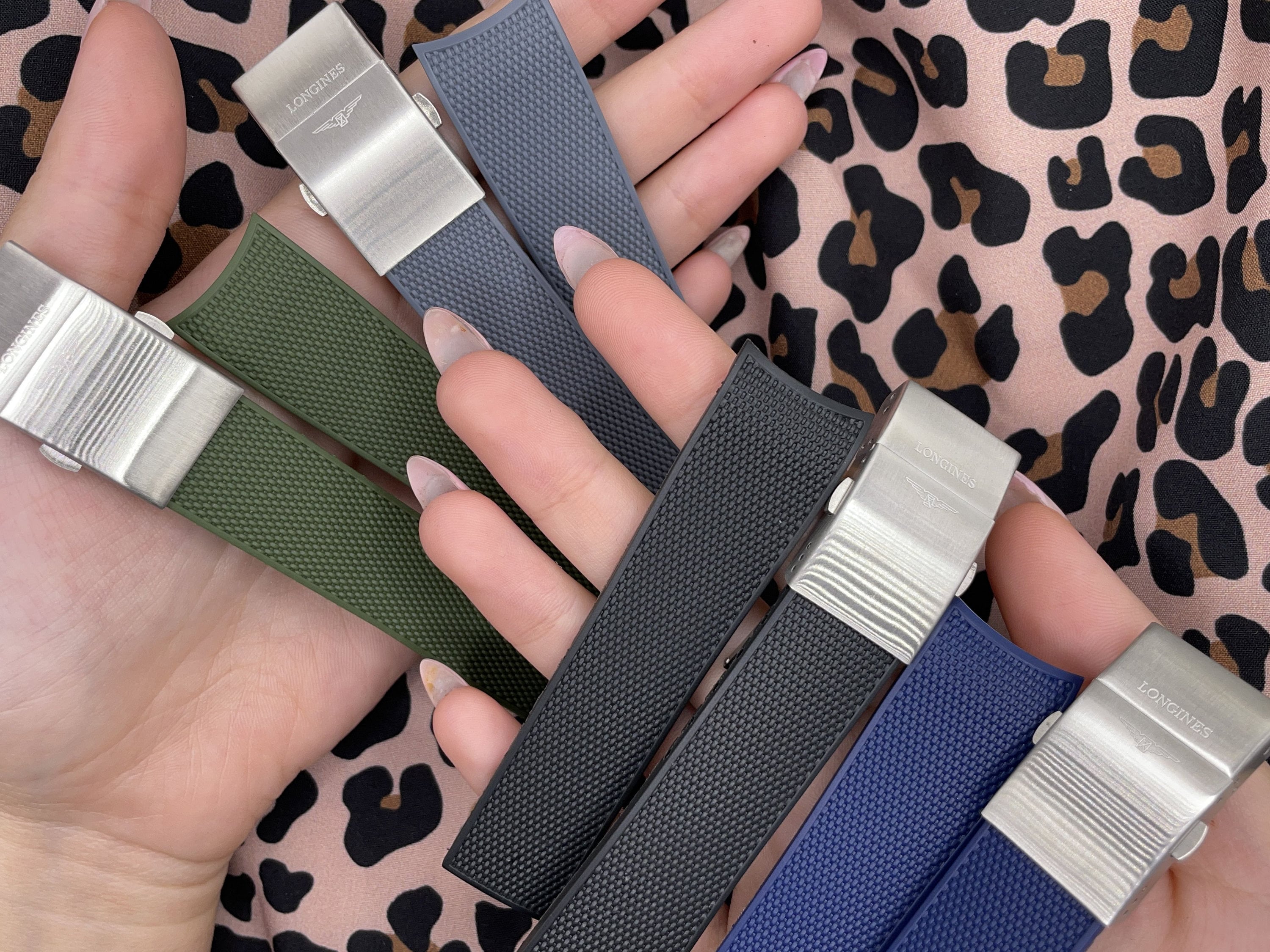 Longines hydroconquest rubber strap replacement hotsell