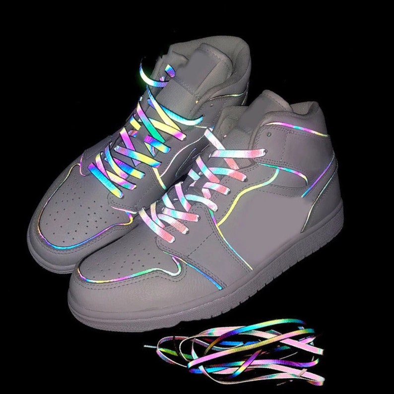 holographic shoe laces