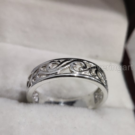 LeCalla Anillo De Plata De Ley 925 Para Mujer, Joyería Hipoalergénica, 0.354 In, Anillos De Perlas De Agua Dulce Para Mujer (tamaño Del Anillo: 8No.), Plata De Ley, Perla