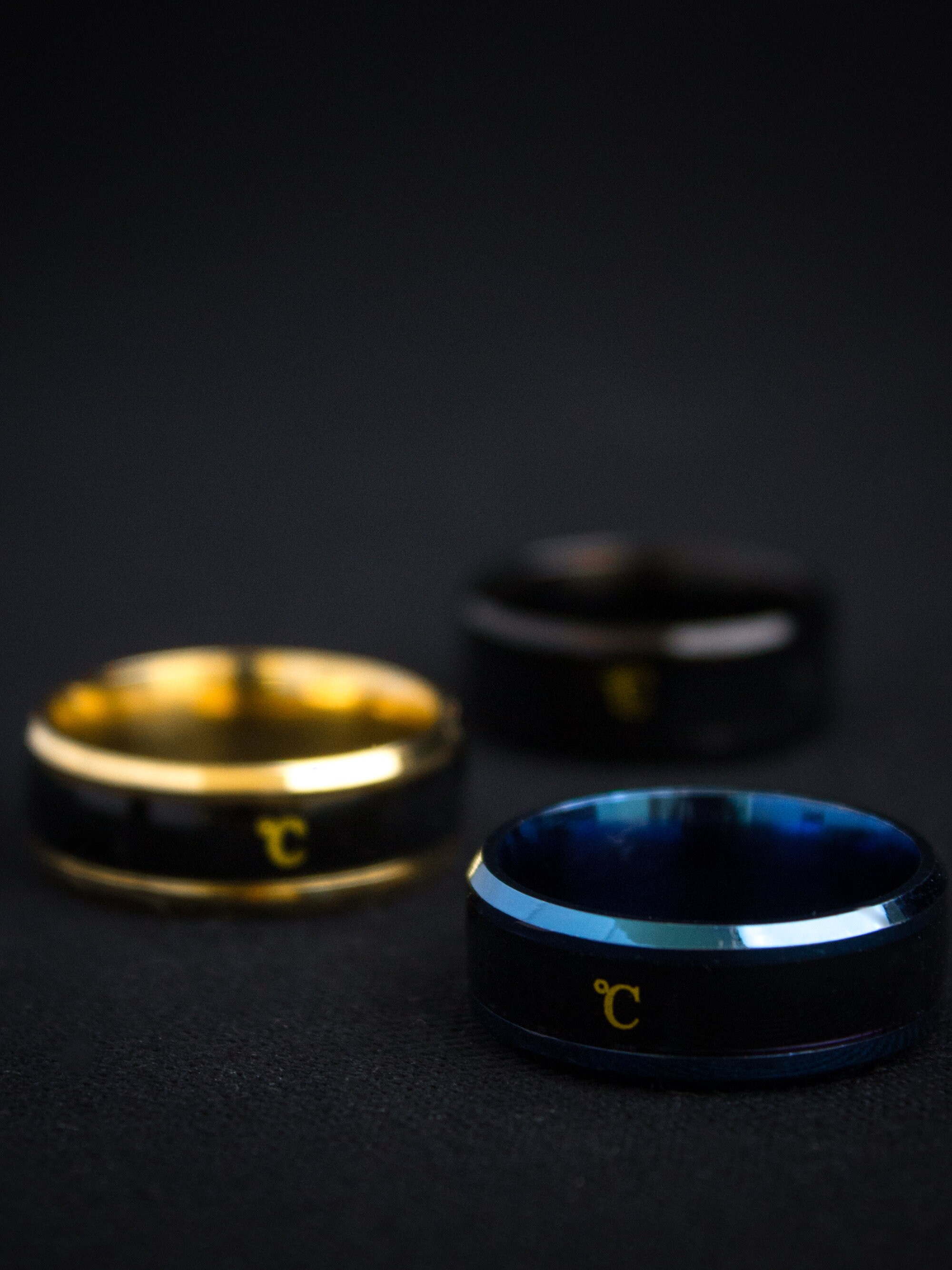 Thermometer Ring 8mm Stainless Steel Temperature Ring Etsy
