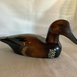 Vintage Carved Wood Duck Decoy
