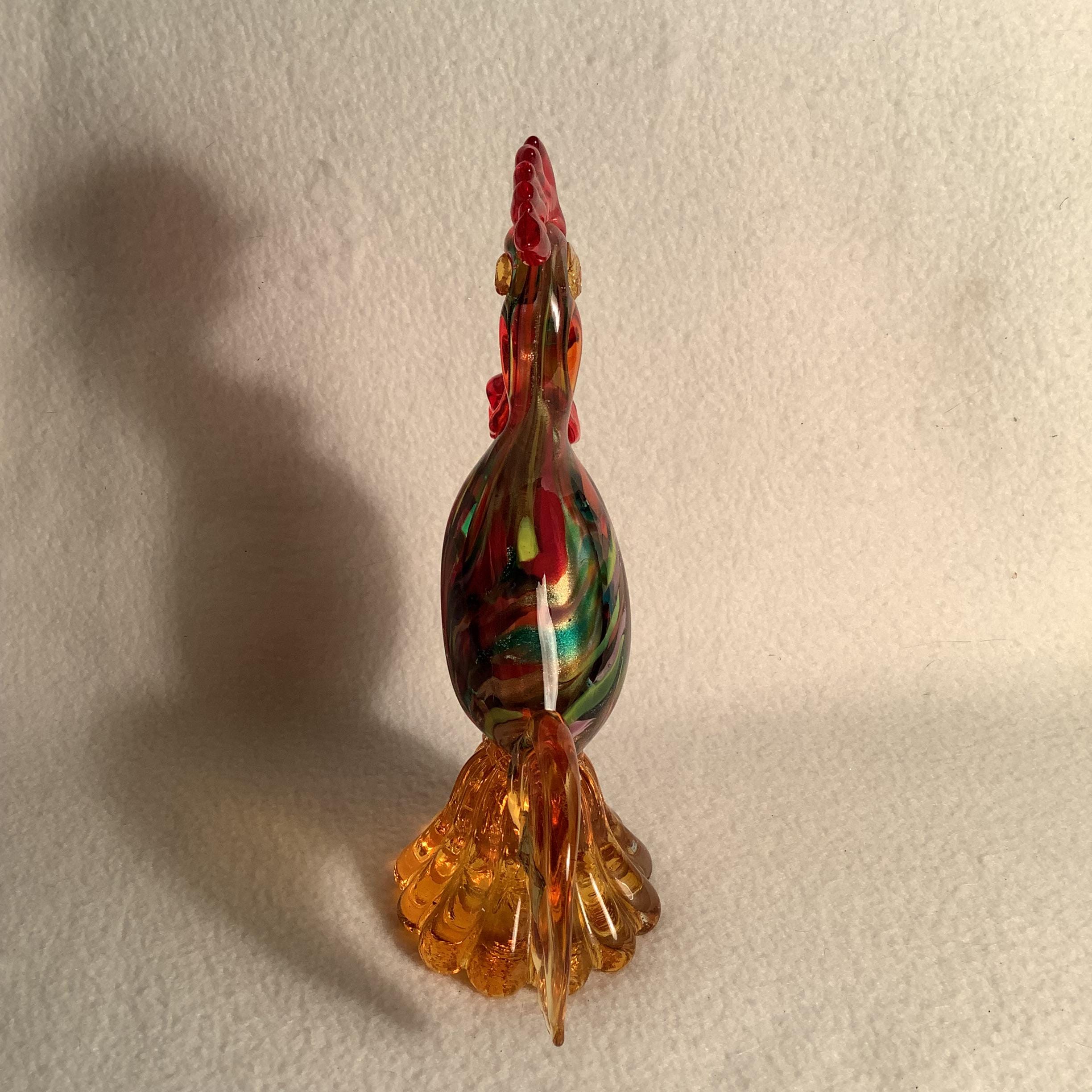 ムラーノ グラス ルースター、Vetro Artistico Veneziano - Etsy 日本