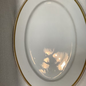 Large Austria Victoria Oval Serving Platter, Porcelain