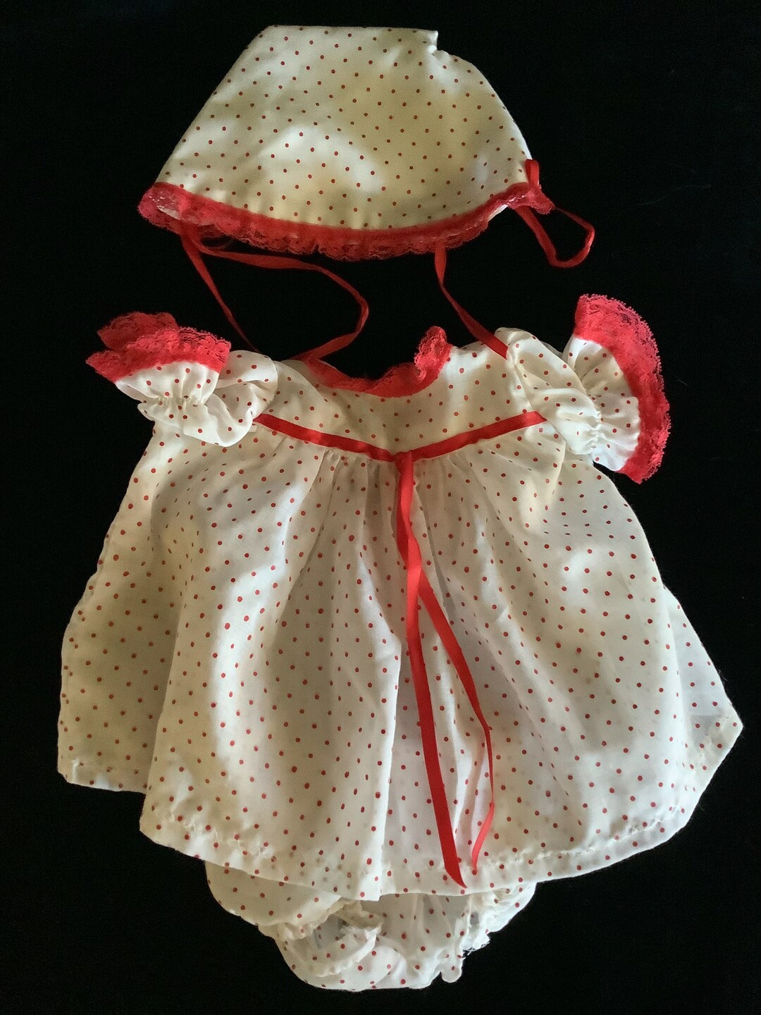 Vintage Handmade Doll Clothes, Baby Girl Dress Outfit - Etsy
