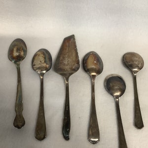 Verschiedenes Vorlegebesteck, 6-teilig