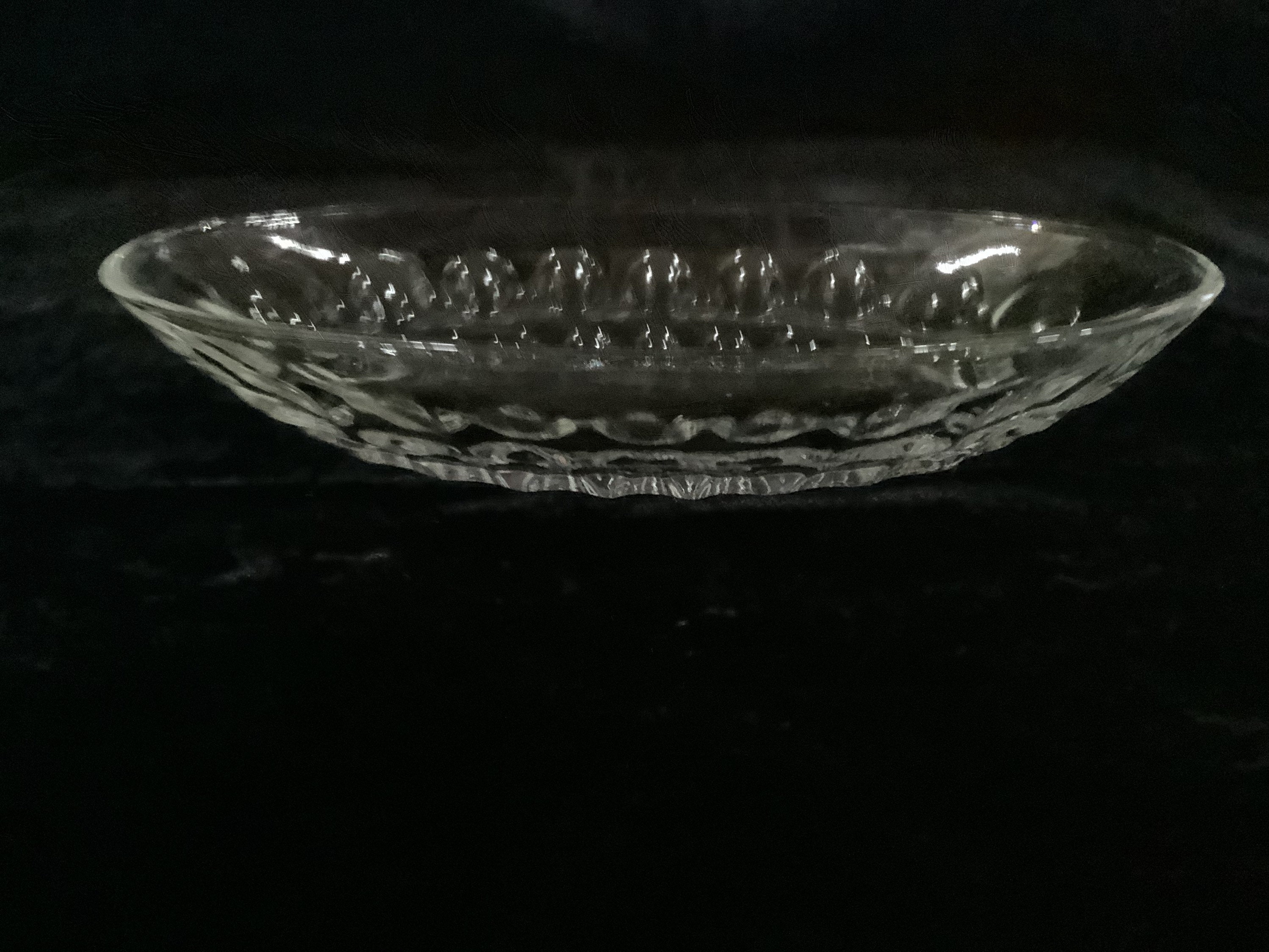 Glass Celery Dish, Oval Serving Dish Etsy