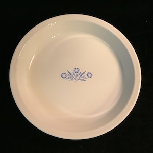 Corning ware Blue Cornflower Pie Plate, F-309