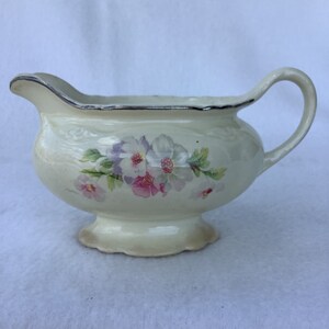 Homer Laughlin Virginia Rose Gravy Boat