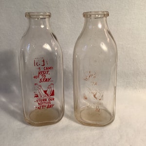 Dairy Bottle, Milk Bottle, Vest Dairy Cleveland TN
