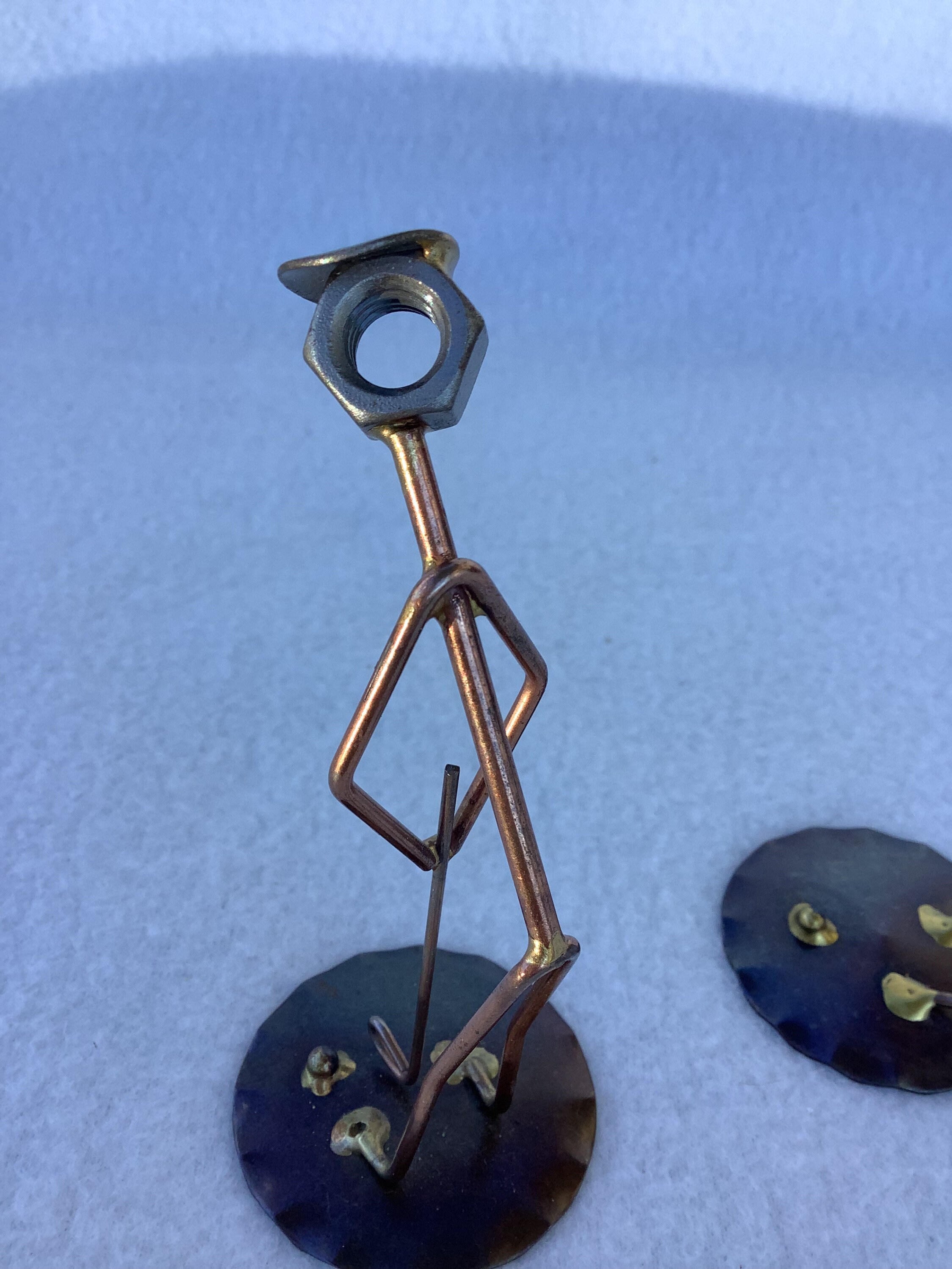 Nuts and Bolts Golf Sculptures, Made in Gatlinburg, Edwards Glass Art