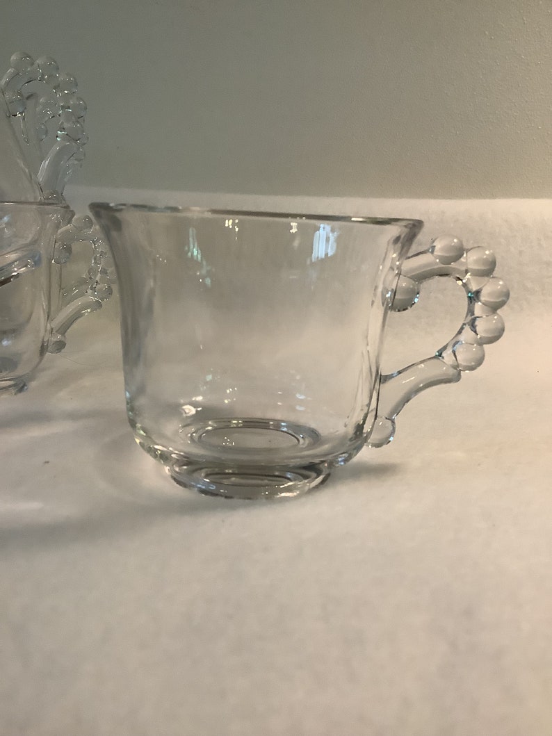 Imperial Glass Candlewick Punch Bowl Glasses, Set of 10 Etsy