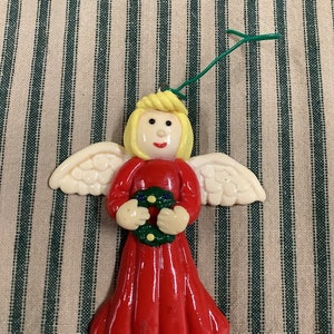 Vintage Angel Dough Ornament