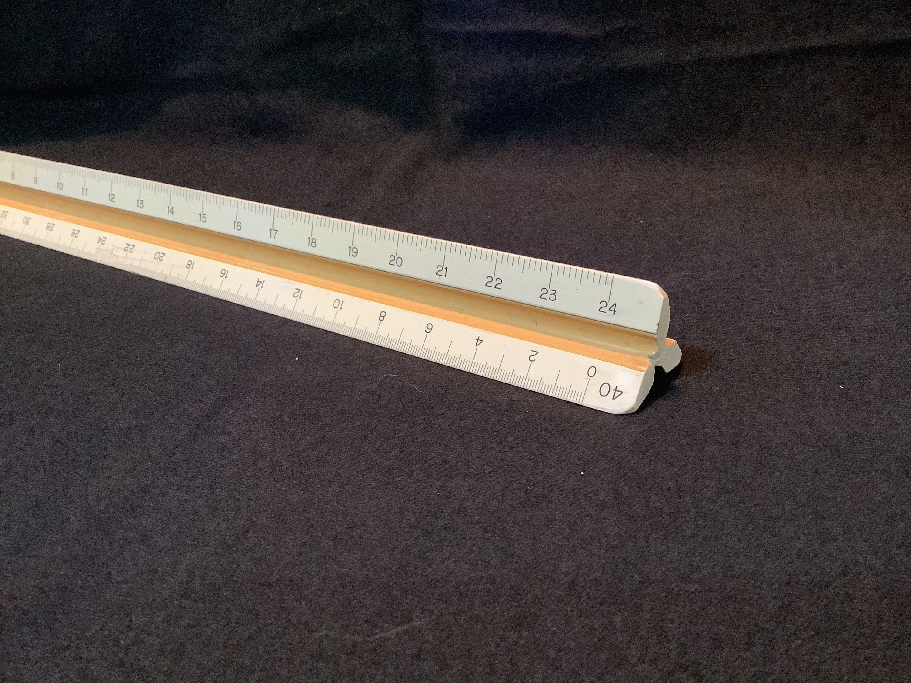 Diamond Tool: SCALE RULER 12 Triangle Scale 3 Sided Architectural