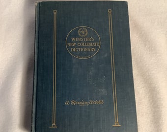 Webster’s New Colligate Dictionary 1959 Copyright