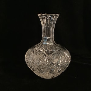 ABP Cut Crystal Carafe, Dorflinger, American Brilliant Crystal Wine Carafe