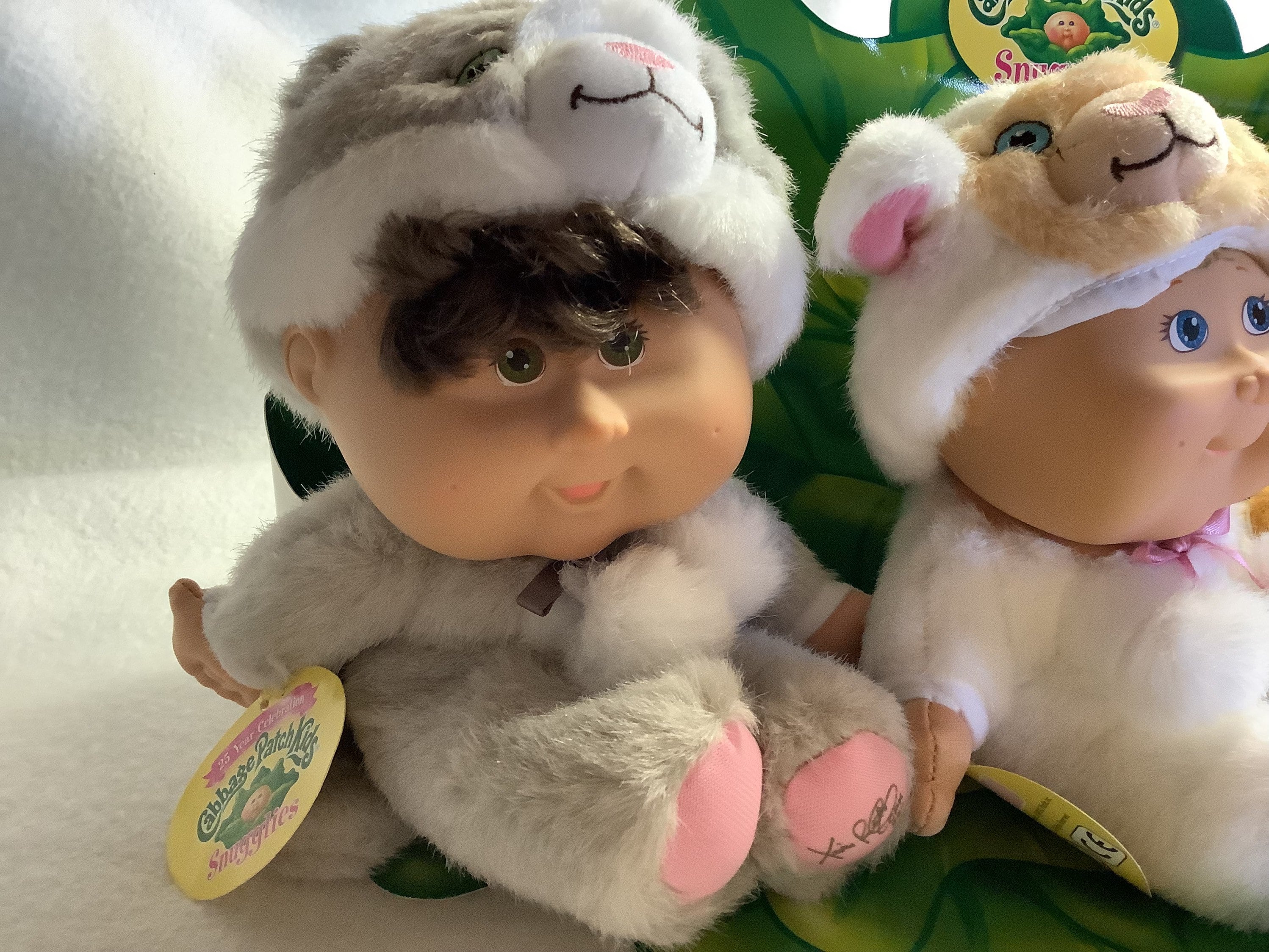 Cabbage Patch Kids Snugglies Set of 3 With Display 25th Year ...