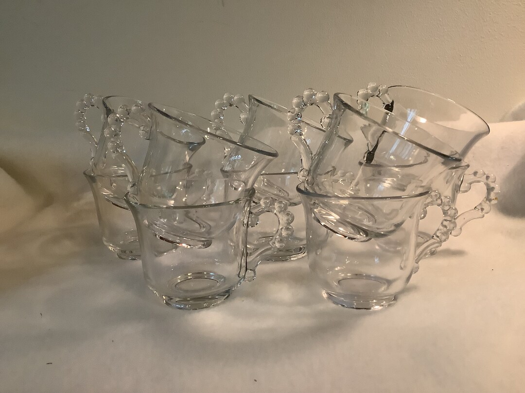 Imperial Glass Candlewick Punch Bowl Glasses, Set of 10 Etsy