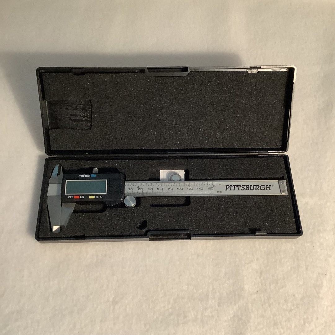 Pittsburgh 6 Digital Caliper, Electronic Millimeter Gauge Etsy