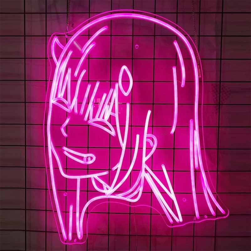 Zero Two Neon Signs Neon Light Anime Neon Light Personalized Etsy