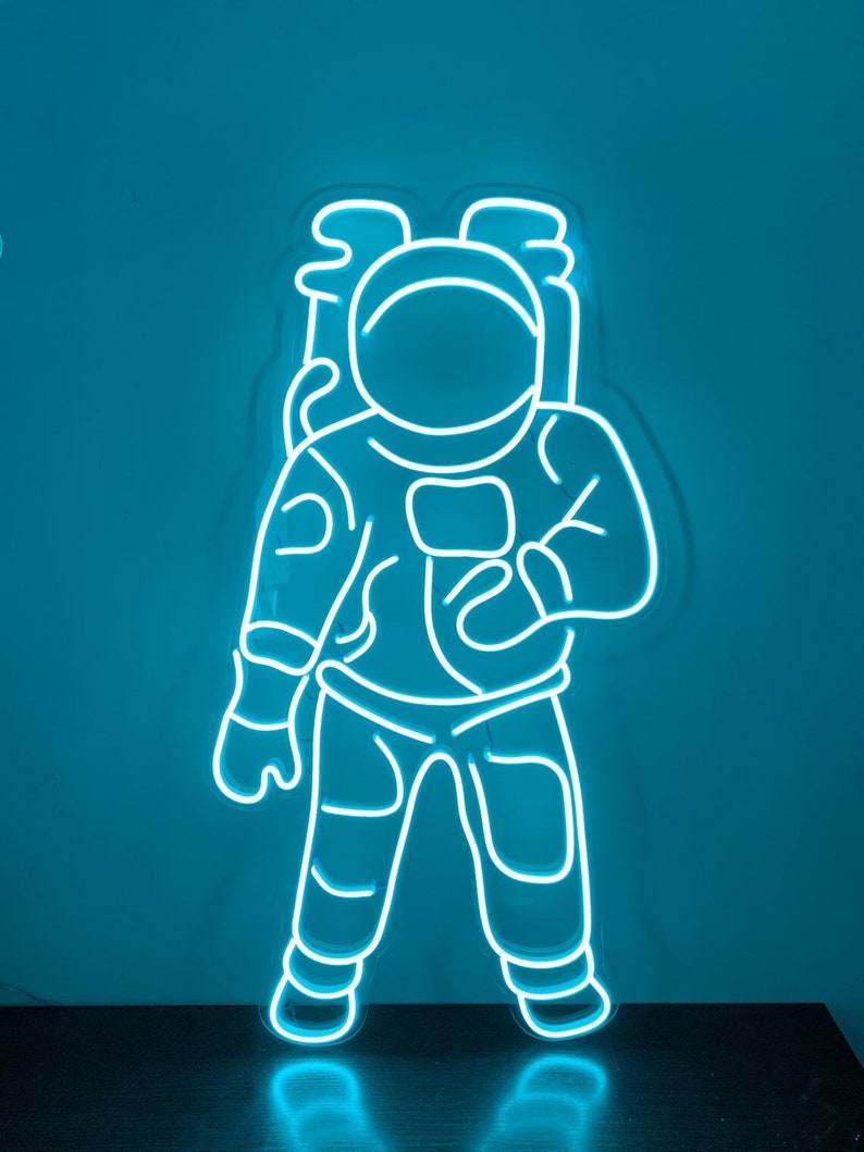 Astronaut Neon Signs Neon Light Space Neon Light Personalized - Etsy