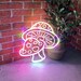 Mushroom LED Neon Sign Mushroom Kitchen Decor, Aesthetic Wall Decor, Bedroom Decor, Home Decor, Room Decor 