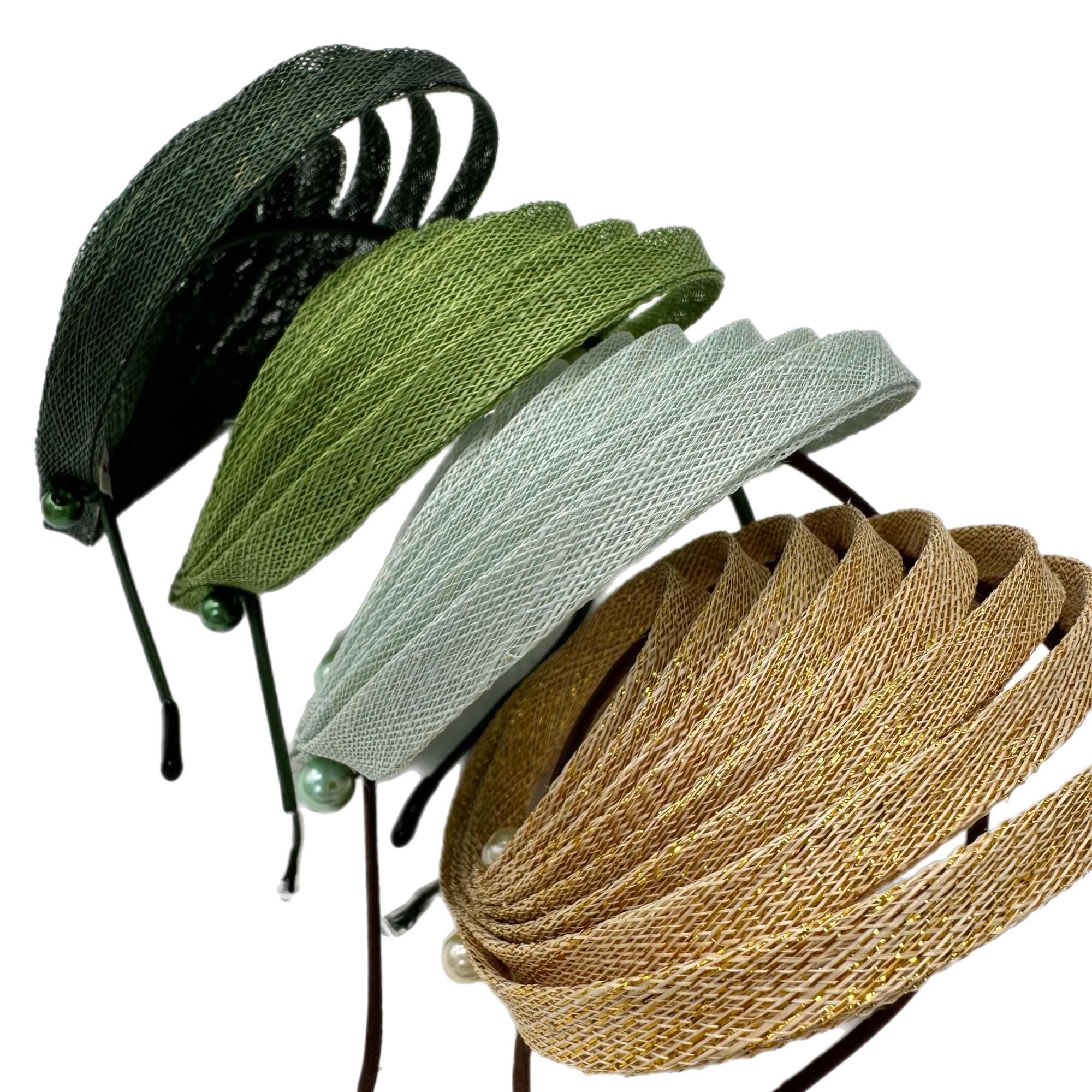 Green Fascinator Hats Derby Wedding Tea Party Church 