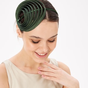 Green Fascinator Hats Derby Wedding Tea Party Church Headwear