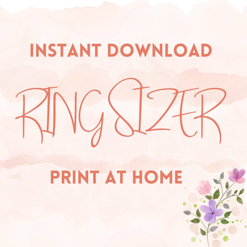 britain ring size chart uk ring size chart printable ring etsy