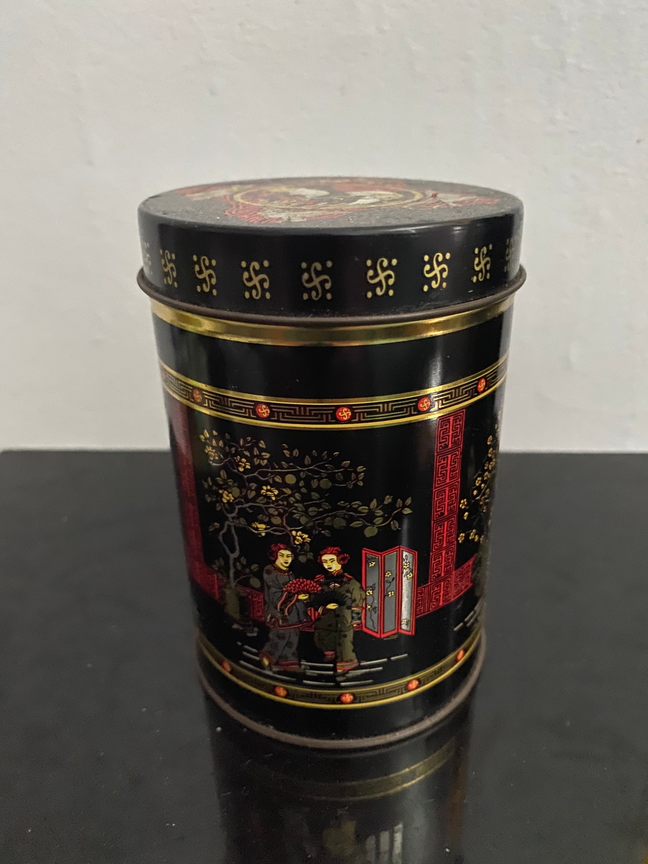 Japanese tea bag tin Etsy