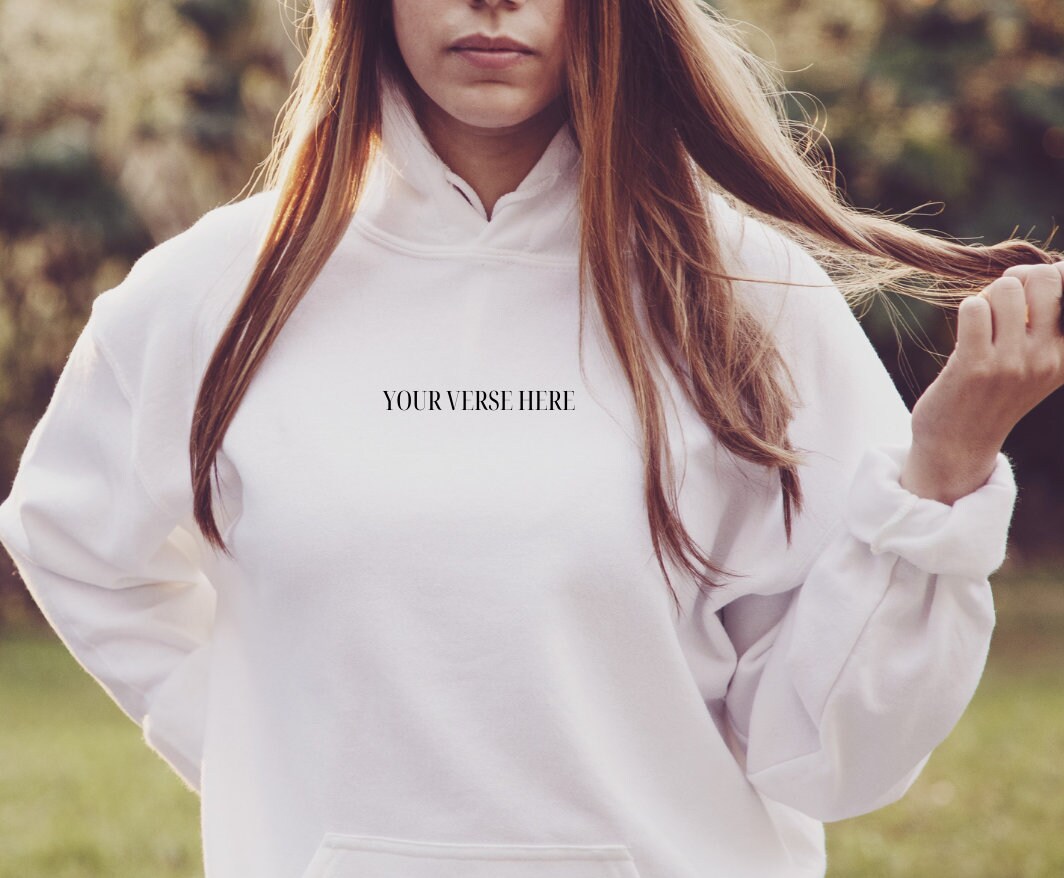 Personalized bible verse sweatshirt custom hoodie Etsy