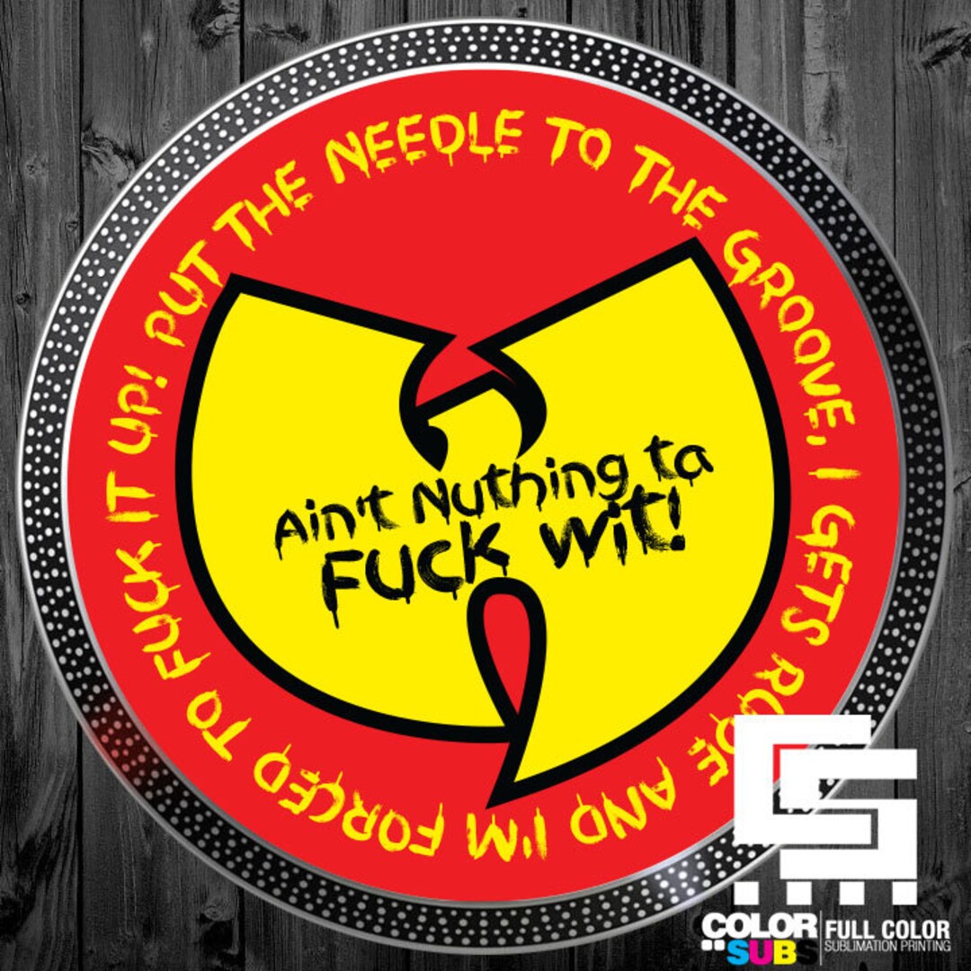 Wutang Clan Logo DJ Turntable Slipmat Single Etsy