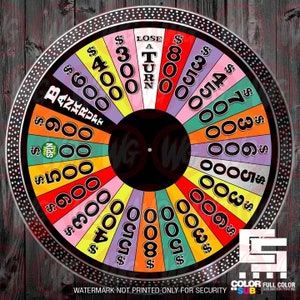 Wheel of Fortune Turntable DJ Slipmat Record Pad Gift - single
