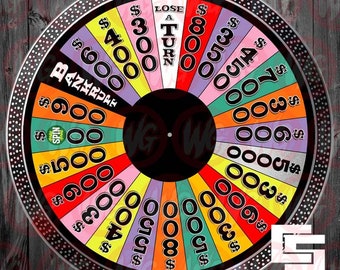 Wheel of Fortune Turntable DJ Slipmat Record Pad Gift - single