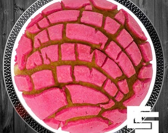 Concha Pink Mexican Bread DJ Cute Turntable Slipmat - single