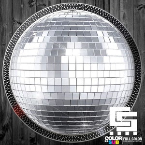 Disco Ball DJ Turntable Slipmat Record Pad- single