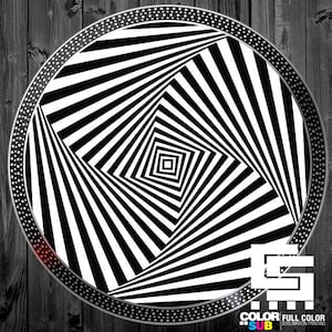 Vertigo DJ v2 Funny Gift Turntable Slipmat Record Pad - single