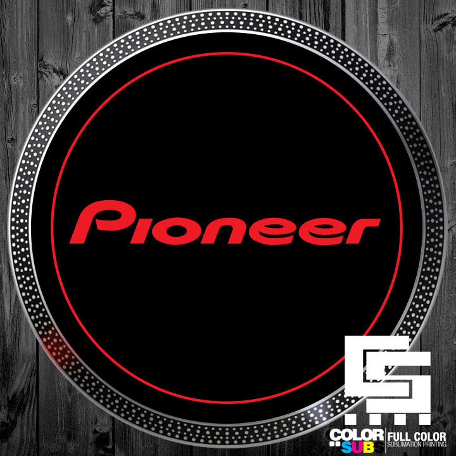Pioneer DJ Turntable Slipmat Single Etsy