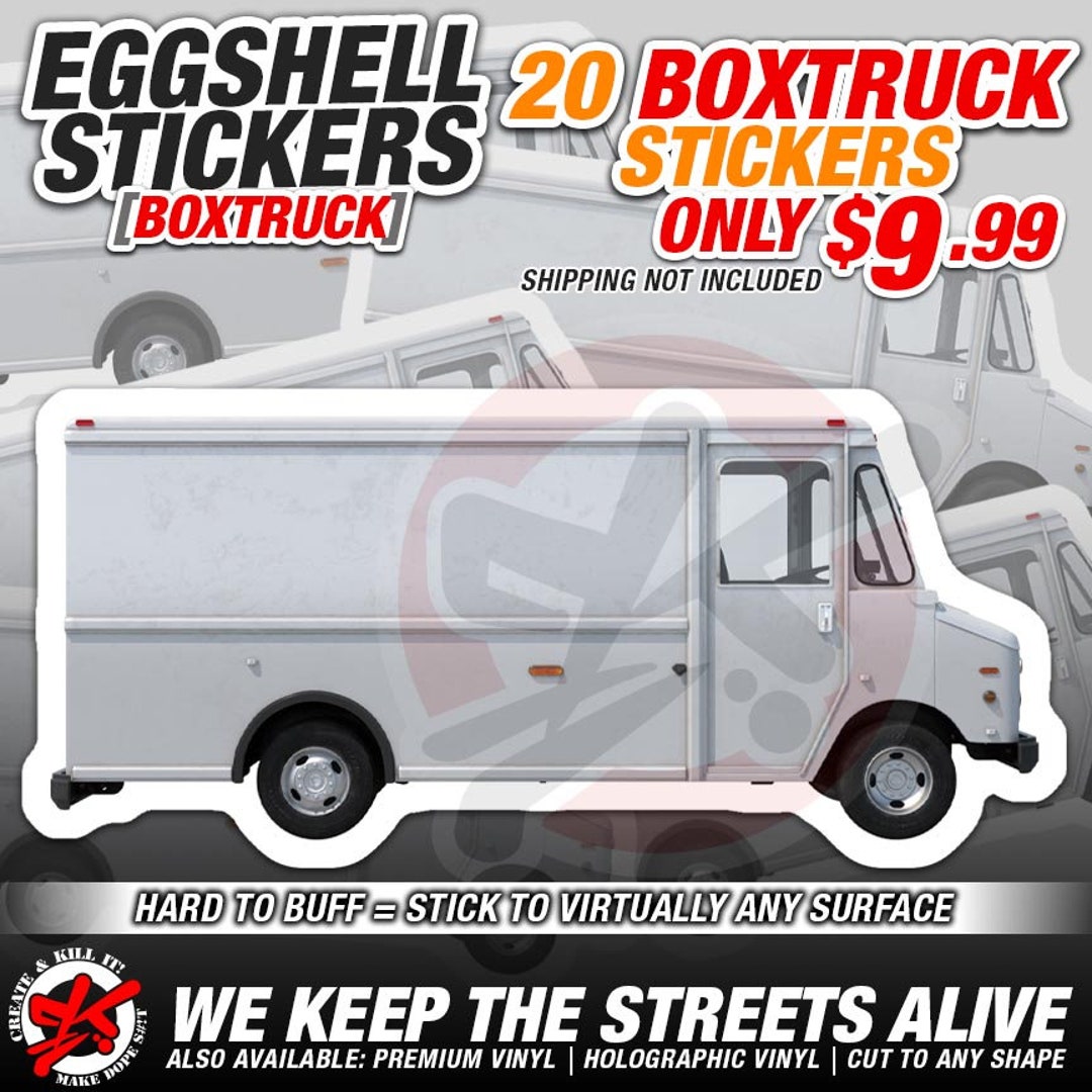 Box Truck Eggshell Stickers Graffiti Art Street Tag Street Eggshells