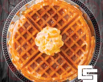 Buttered Waffle DJ Turntable Slipmat Record Pad - single