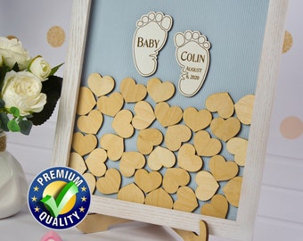 Baby Shower Guest Book Alternative Birthday guest book Baby Shower guestbook Baby Shower Guest sign in Personalized Guest Book, Baby Shower
