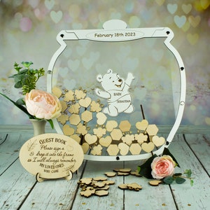 Baby Shower Guest Book Alternative Winnie the Pooh Birthday guest book Birthday gift Winnie the Pooh gift Birthday guest book