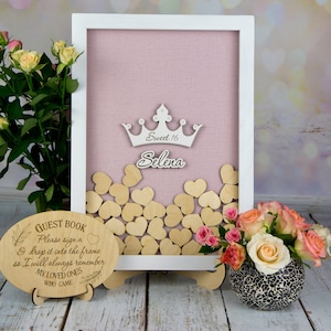 Birthday guest book alternative Quinceanera guest book Sweet 16 sixteen guestbook drop box Mis quince gift