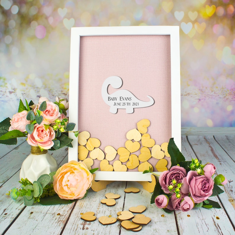 Dinosaur Baby Shower Guest Book Alternative Dinosaur the - Etsy