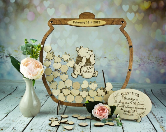Baby Shower Guest Book Alternative Winnie the Pooh Birthday Guest