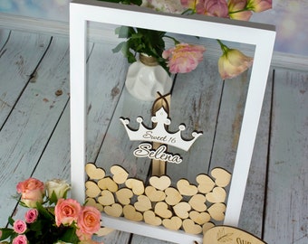 Birthday guest book alternative Quinceanera guest book Sweet 16 sixteen guestbook drop box Mis quince gift