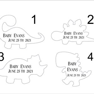 Dinosaur Baby Shower Guest Book Alternative Dinosaur the Birthday Guest ...